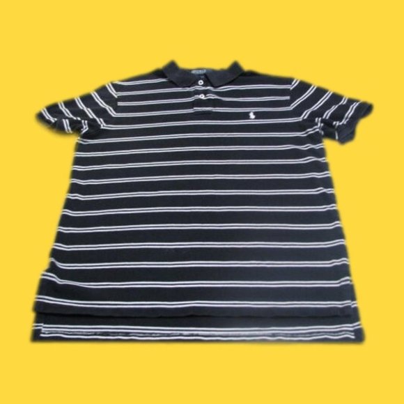 Ralph Lauren Boys Shirt Polo Custom Fit, Striped, Side Slits, High/Low S… - Picture 7 of 16